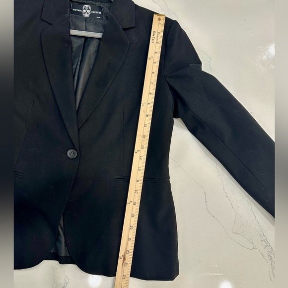 PRICE REDUCED! Hipchik Crystal Loved Blazer - Black Sz L - Picture 11 of 13